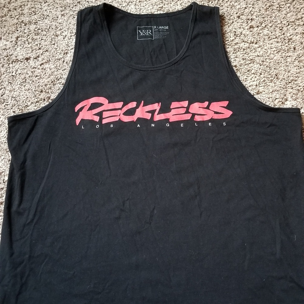 Mens Young and Reckless Tank Top